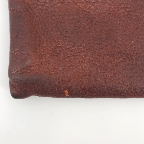 J. Crew Invitation Clutch Rich Brown Leather - Picture 7 of 7